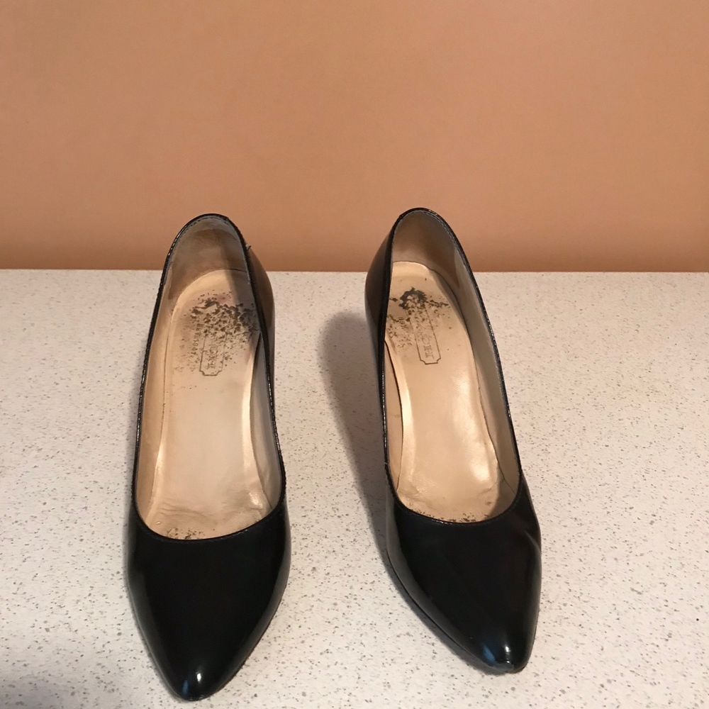 Black Coach Pumps - Picture 3 of 5